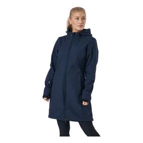 Whistler Zadie W Long Softshell Jacket  Navy Blazer