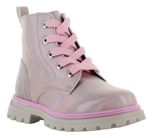 Yuyin Bota Urbana Casual Moda Elegante Metalico Niña 86823